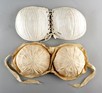 Lot 57 - A rare pair of grapefruit shaped bust...