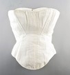 Lot 56 - A pair of heavy white calico transitional...