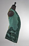 Lot 59 - A gentleman's green voided velvet and silk...