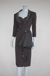 Lot 126 - A Jacques Fath dinner ensemble, circa 1949-50,...
