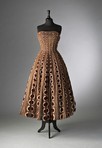 Lot 130 - A fine Christian Dior haute couture brown...