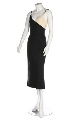 Lot 8 - Two Loris Azzaro jersey dresses in shades of...