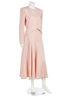 Lot 240 - A Catherine Walker pale-pink linen ensemble,...