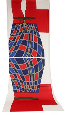 Lot 73 - A Roberta di Camerino un-cut trompe l'oeil...
