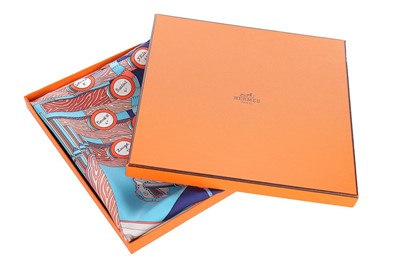 Lot 43 - An Hermès 'Point d'Orgue' silk scarf by Pierre...