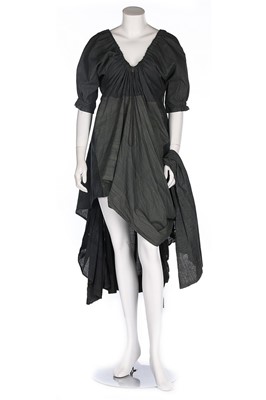 Lot 82 - A Westwood/McLaren brown-grey cotton dress,...