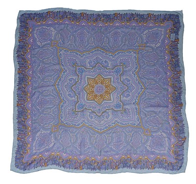 Lot 45 - Three Gucci printed silk chiffon scarves,...