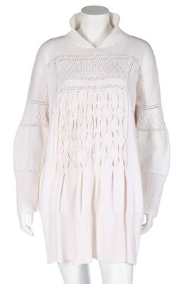 Lot 177 - A John Galliano knitted cotton 'farmer's smock'...