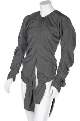 Lot 180 - A John Galliano grey cotton shirt, 'The Rose'...