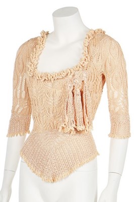 Lot 194 - A Vivienne Westwood knitted silk-cotton top,...