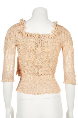 Lot 194 - A Vivienne Westwood knitted silk-cotton top,...