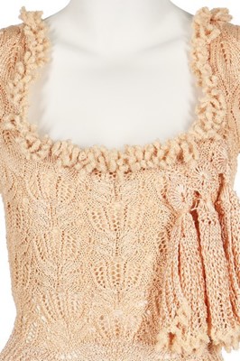 Lot 194 - A Vivienne Westwood knitted silk-cotton top,...