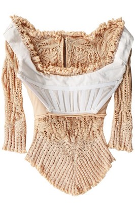 Lot 194 - A Vivienne Westwood knitted silk-cotton top,...
