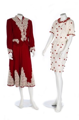 Lot 345 - A group of mainly rose embellished bespoke...