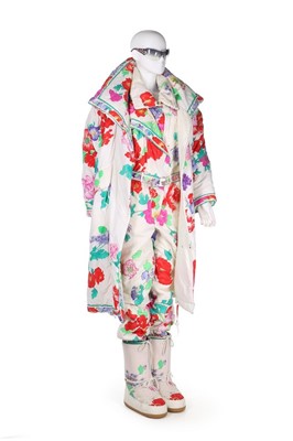 Lot 366 - A Leonard floral printed ski ensemble, 2000,...
