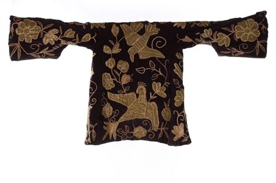 Lot 482 - An unusual man's purple velvet robe, probably...