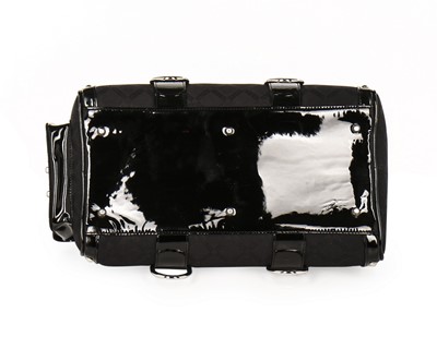 Lot 12 - A Versace 'Snap Out Of It' black patent...
