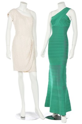 Lot 19 - Two Valentino black evening gowns, 1990s,...