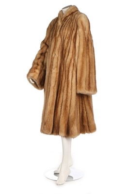 Lot 91 - A Slupinkski golden sable coat, 1980s,...