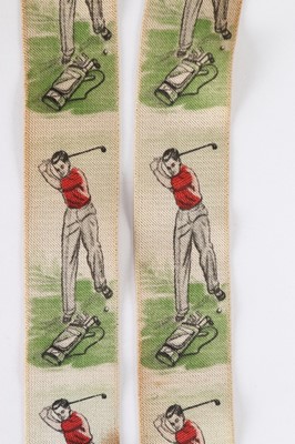 Lot 418 - A pair of men's golfing braces, 1940s, the...