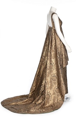 Lot 109 - A Jean-Louis Scherrer by Stephane Rolland gold...