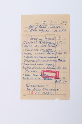 Lot 153 - Lauren Bacall's Adolfo black satin and chiffon...