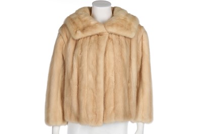 Lot 163 - A white mink bolero jacket, believed to have...