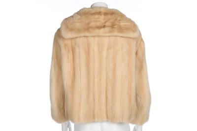 Lot 163 - A white mink bolero jacket, believed to have...