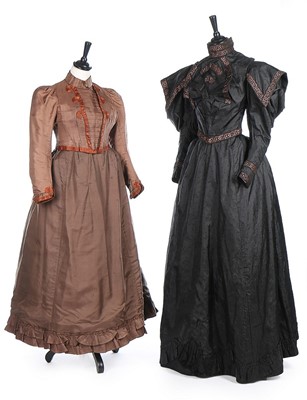 Lot 169 - A group of day and evening gowns, 1890-1910,...
