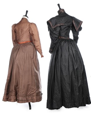 Lot 169 - A group of day and evening gowns, 1890-1910,...