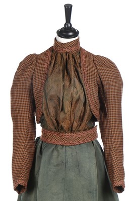 Lot 169 - A group of day and evening gowns, 1890-1910,...