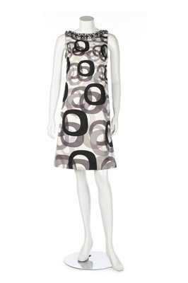 Lot 134 - A Christian Dior silk faille A-line dress,...