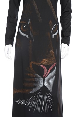 Lot 158 - Shirley MacLaine's black jersey Halston dress,...