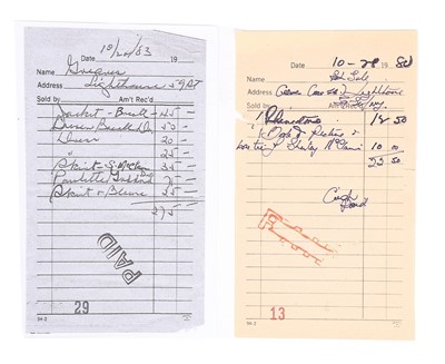 Lot 158 - Shirley MacLaine's black jersey Halston dress,...