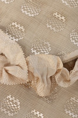 Lot 78 - A fine and rare ivory cannel silk brgere hat,...