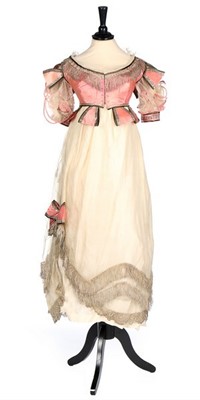 Lot 87 - An historically inspired evening dress or...