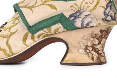 Lot 70 - A fine pair of matching Spitalfields brocaded...