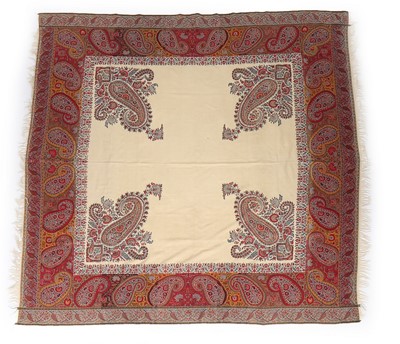 Lot 452 - A Gibb & Macdonald square shawl, Edinburgh,...