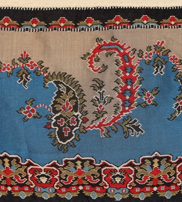 Lot 457 - Three Norwich shawls, comprising ivory cream...