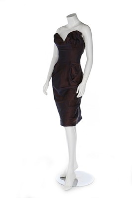 Lot 378 - A Vivienne Westwood changeant purple silk...