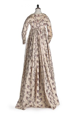 Lot 415 - An 'Indienne' open robe, 1780s, altered...