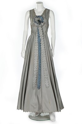 Lot 88 - A Jeanne Lanvin couture bias-cut evening gown,...