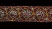 Lot 11 - A rare coloured silk insertion of Buratto lace,...
