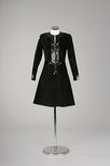 Lot 363 - A Gucci black suede dress, 1971, labelled, the...