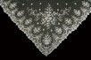 Lot 41 - A Brussels appliqu bridal veil circa 1860, the...