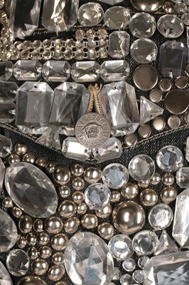 Lot 324 - A Versace Jeans Couture rhinestone encrusted...