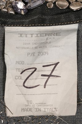 Lot 324 - A Versace Jeans Couture rhinestone encrusted...