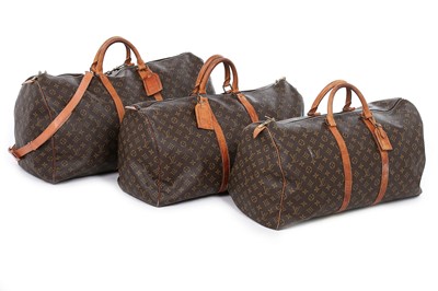 Lot 25 - Three Louis Vuitton monogrammed leather...