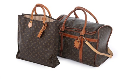 Lot 27 - A Louis Vuitton Sac Plat of monogrammed...