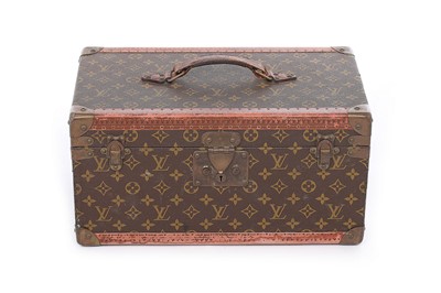 Lot 28 - A Louis Vuitton monogrammed leather vanity...